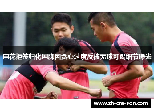 申花拒签归化国脚因贪心过度反被无球可踢细节曝光