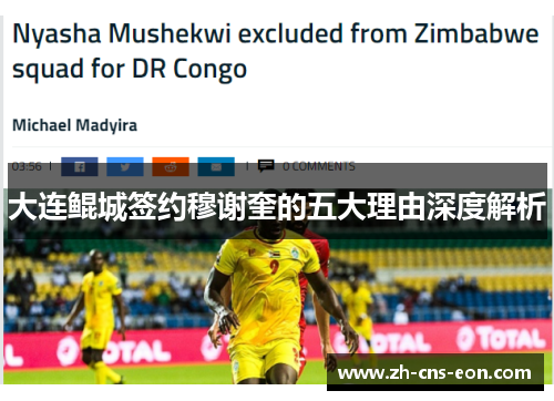 大连鲲城签约穆谢奎的五大理由深度解析